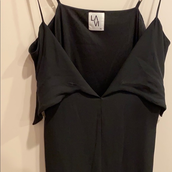 La Vi Black Slip Dress Size XS - Picture 4 of 5